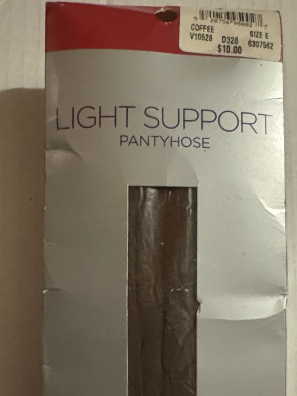 VTG Catherines Light Support Pantyhose Size E Coffee NWT Plus Size Retro 335-400